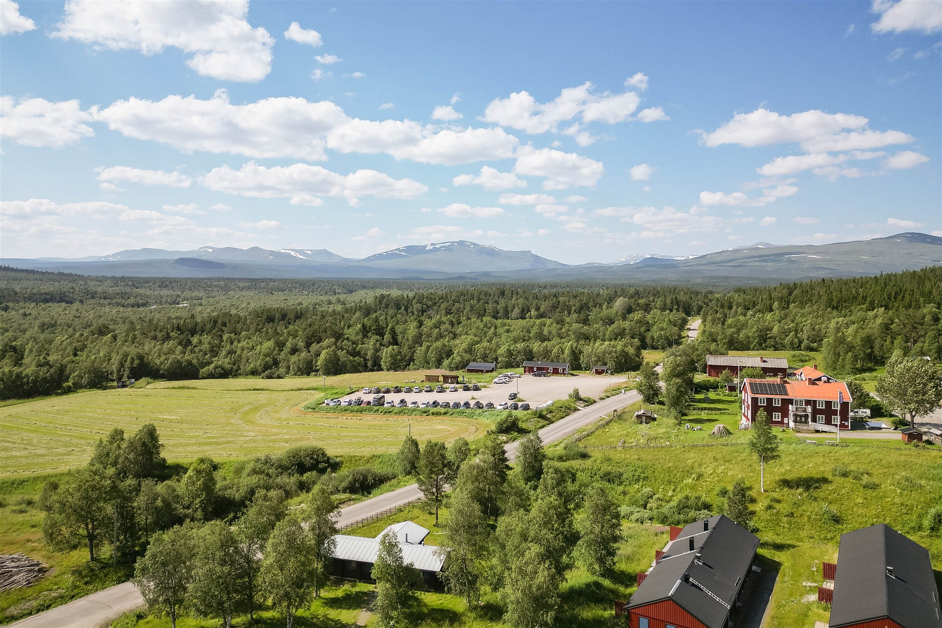 Utsikt mot fjällen