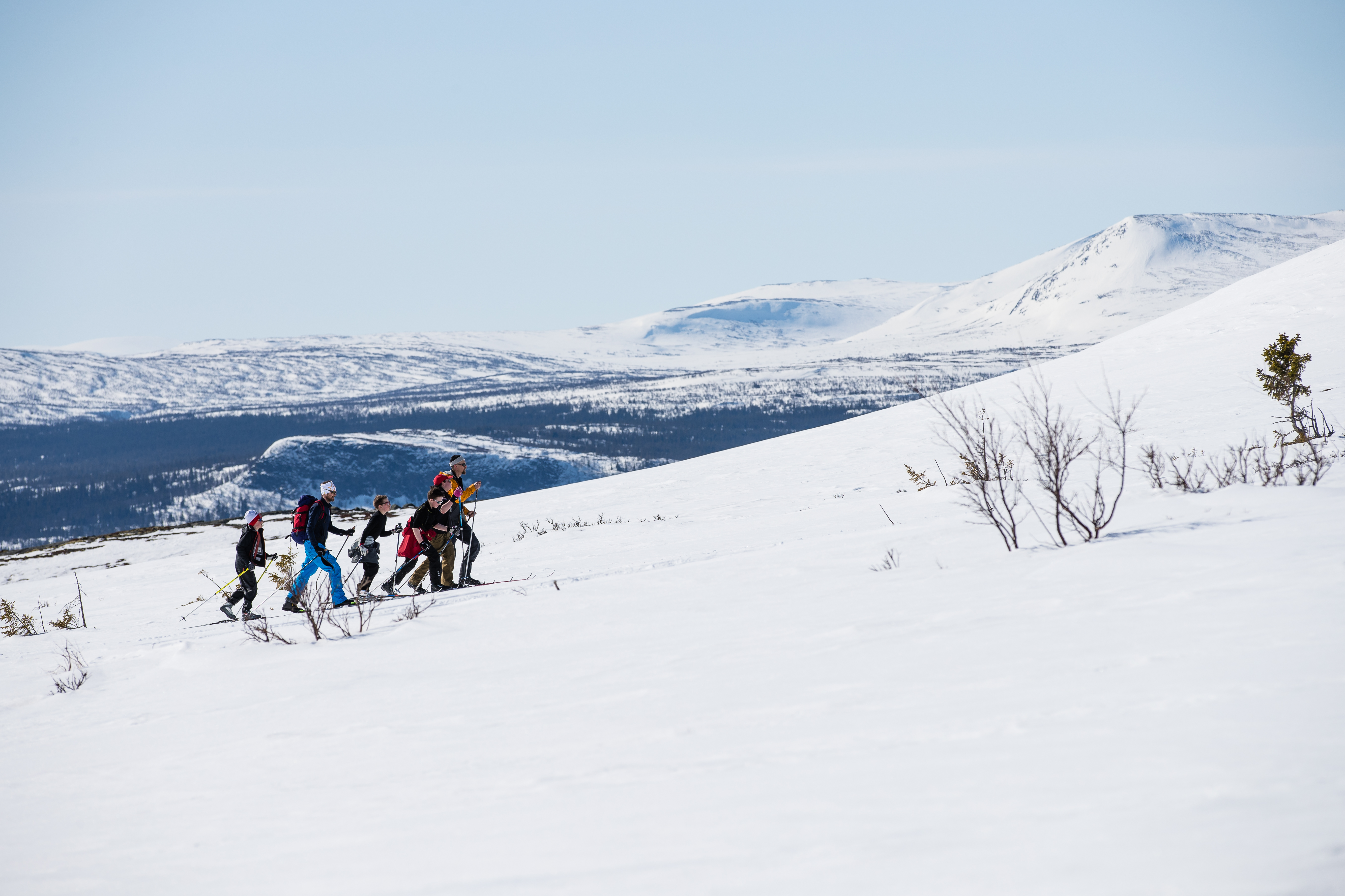 Topptur i Vålådalens vinterlandskap